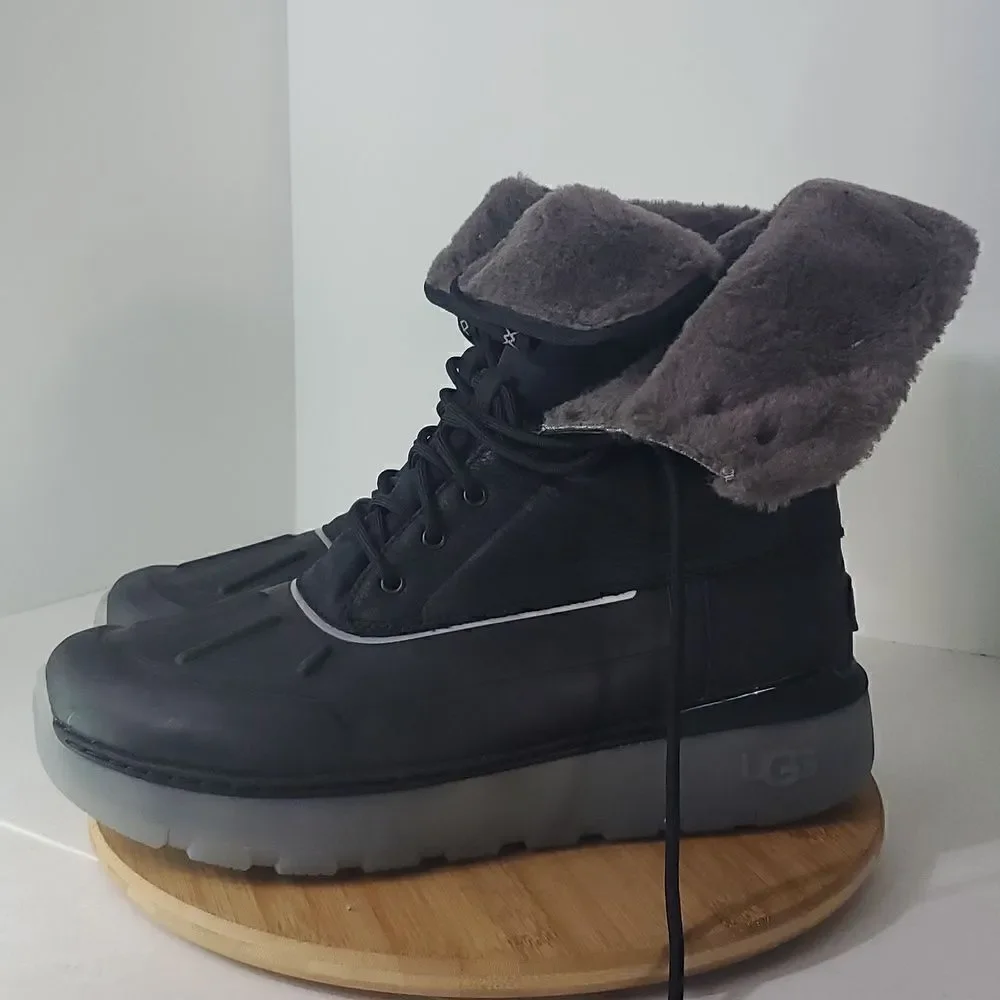 UGG Men's City Butte Weather Boot Black Size 15